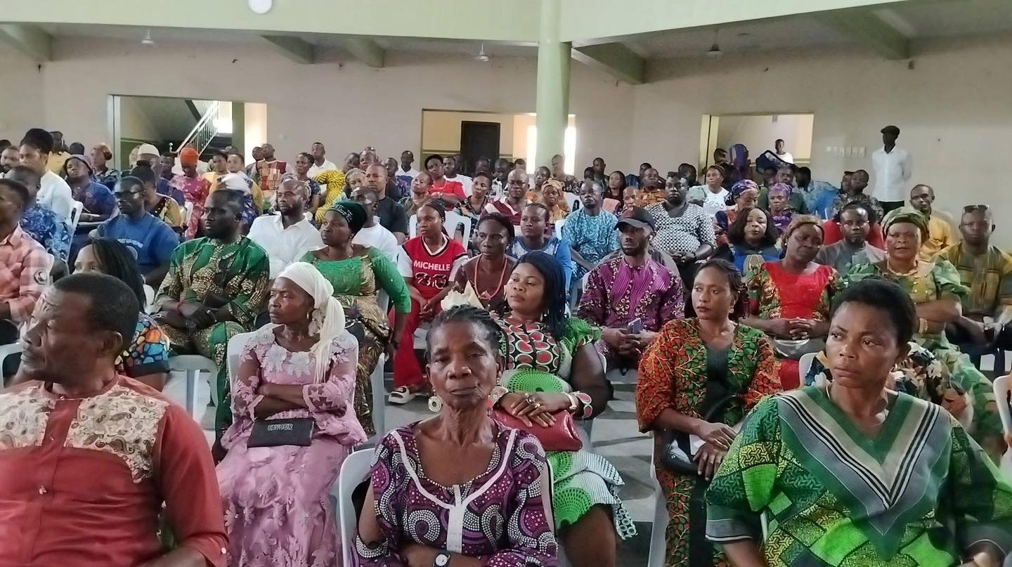 At a seminar